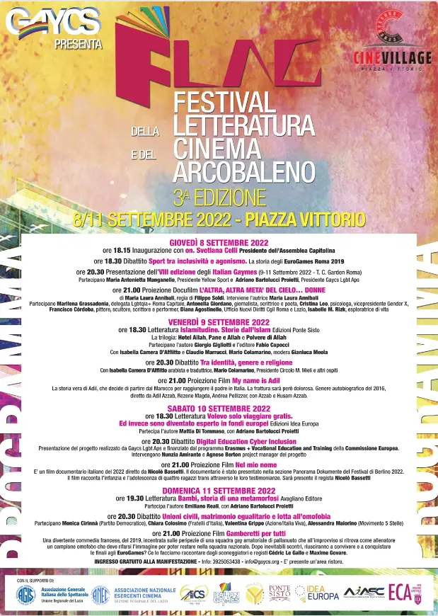 Locandina ufficiale FLAG Festival 2022