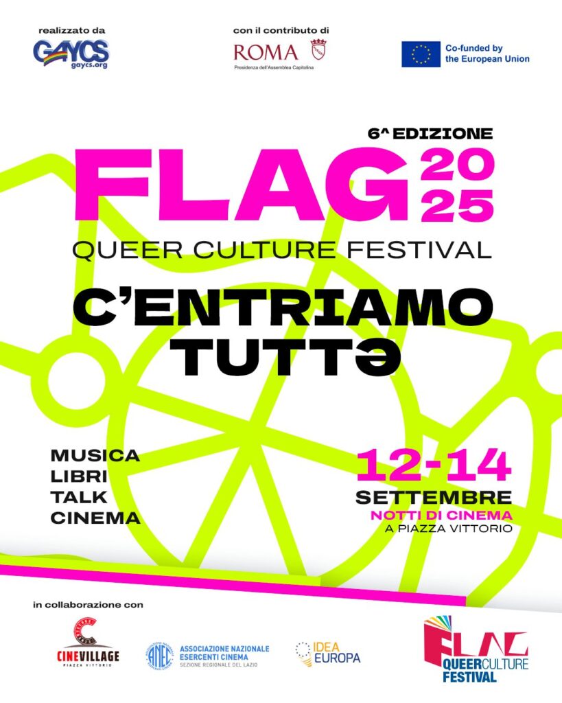 Locandina ufficiale FLAG Queer Culture Festival 2025